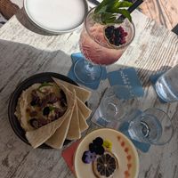 the spread at Cable Beach House in Broome