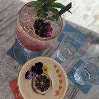 vegan cocktails (including aquafaba foam!) at Cable Beach House in Broome
