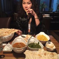 Local Happy Cow celebrity  at Sweet India in Gunsan