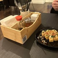 Tofu and scallion  at Open Sesame - Café & Noodle Bar Vegetariano in Porto