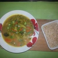 Vegan Curry at Bubble Tea Paradise Healthy Cafe in Limerick