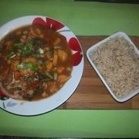 Vegan Stew at Bubble Tea Paradise Healthy Cafe in Limerick
