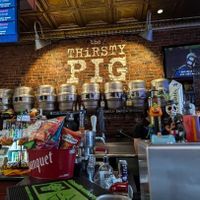 Indoor/Order counter at The Thirsty Pig in Portland