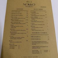 Handroll Menu at Nokko in Minneapolis