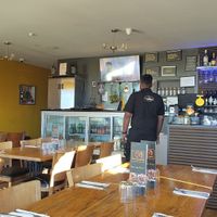 The restaurant at The Turmeric Cuisine of India in Napier