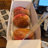 Vegan doughnuts at The Mall Deli in Bristol