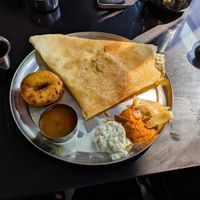 Masala Dosa at Hotel Om Saravana Bhavan at Hotel Om Saravana Bhavan in Erattupetta