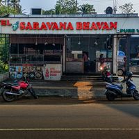 Outside of Hotel Om Saravana Bhavan at Hotel Om Saravana Bhavan in Erattupetta