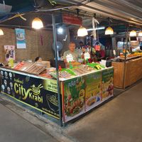 The food stall at Lan Lek Lek in Krabi