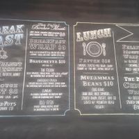 Many vegan options on the menu  at Felici Espresso Bar in Adelaide