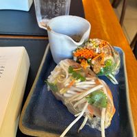 vegan smoked tofu spring rolls   at Thai cozinha asiática in Rio De Janeiro