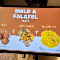 Falafel Plate Vegan Option at Sheesh Mediterranean in Dunwoody