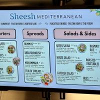 Starters, Spreads, Sides, and Salads Menu at Sheesh Mediterranean in Dunwoody