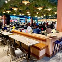 Politan Row Food Hall Dunwoody Community Seating at Sheesh Mediterranean in Dunwoody