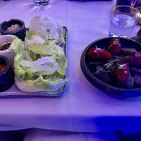 Vegetables & falafels at Europea in Montreal