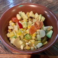 Vegan ceviche  at El Chapo's Tacos in Dubai