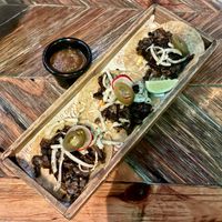 Champiñones in Adobo Taco at El Chapo's Tacos in Dubai