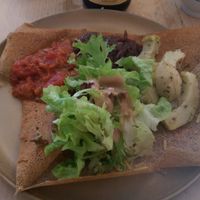 delicious vegan choice at Ti Breizh in Hamburg