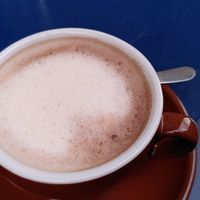 Vegan hot chocolate at Ti Breizh in Hamburg