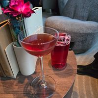 Macallan and Raspberry negroni soda at SWAY in Gothenburg