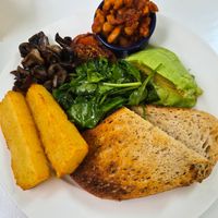 Vegan breakfast at Fig Tree Cafe in Upper Hutt
