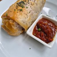 Vegan filo at Fig Tree Cafe in Upper Hutt