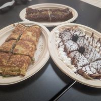 Santa Cruz Vegan Chef Challenge menu items at V&V Delicious Crepes in Capitola