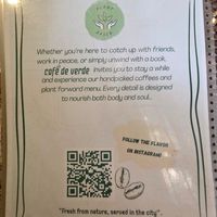  at Cafe De Verde in Bengaluru
