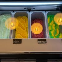 Vegan sorbets at Asterisque Dessert Bar in Summer Hill