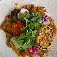 Corn fritters at The Civic Social in Noosa Heads