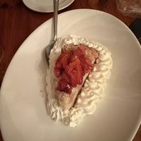 Strawberry shortcake  at Chez Nous in Schenectady