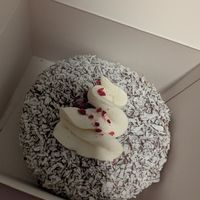 Vegan Lamington at Rodeo Doughnuts  in Manchester