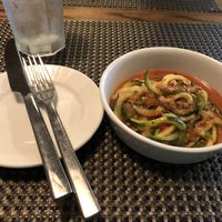 TINY Zoodles at Misto Cafe in Kittery