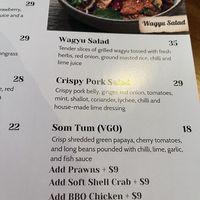 Salad   at Tamrab Thai  in Taringa