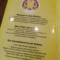 Menu at Jain Kitchen, Pure Vegetarian Restaurant in Hyderabad