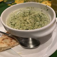 Spinat Knoblauch Suppe   at Mount Lavinia in Nuremberg