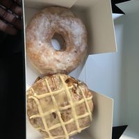 Yeast raised purist & apple fritter  at Five Daughters Bakery in Alpharetta