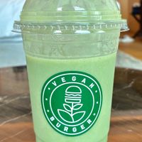 Avocado milkshake  at Vegan Burger - JBR in Dubai