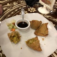 Vegan Samosas  at Southern Spice in Seven Mile Beach
