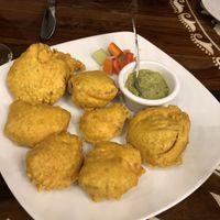 Vegan Pakora at Southern Spice in Seven Mile Beach
