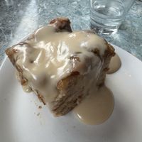 Coconuts Caramel Bread Puddingg  at Issac's Way in Fredericton