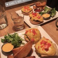 Smoked Tofu Benedict  at Issac's Way in Fredericton