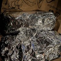 Size small on top, regular below. at Guac Mexi Grill in Ottawa