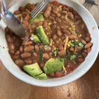 Brought my own Daiya cheese to add! Frijoles con todo  at Tacubaya in Berkeley