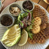 The Woodland made vegan  at Spruce & Co Cafe in Bright