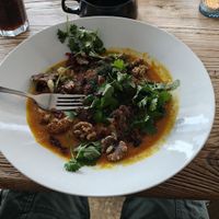 Roasted cauliflower steak at The Loft in Sidmouth