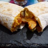 Burrito at La Heladeria Mexicana in Barcelona