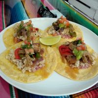 Burritos at La Heladeria Mexicana in Barcelona