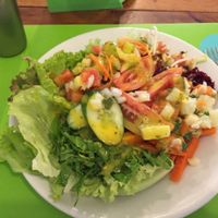 Some of the options of the amazing salad buffet. at Vegg's Restaurante in Sao Paulo