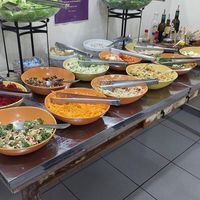 Salad buffet at Vegg's Restaurante in Sao Paulo